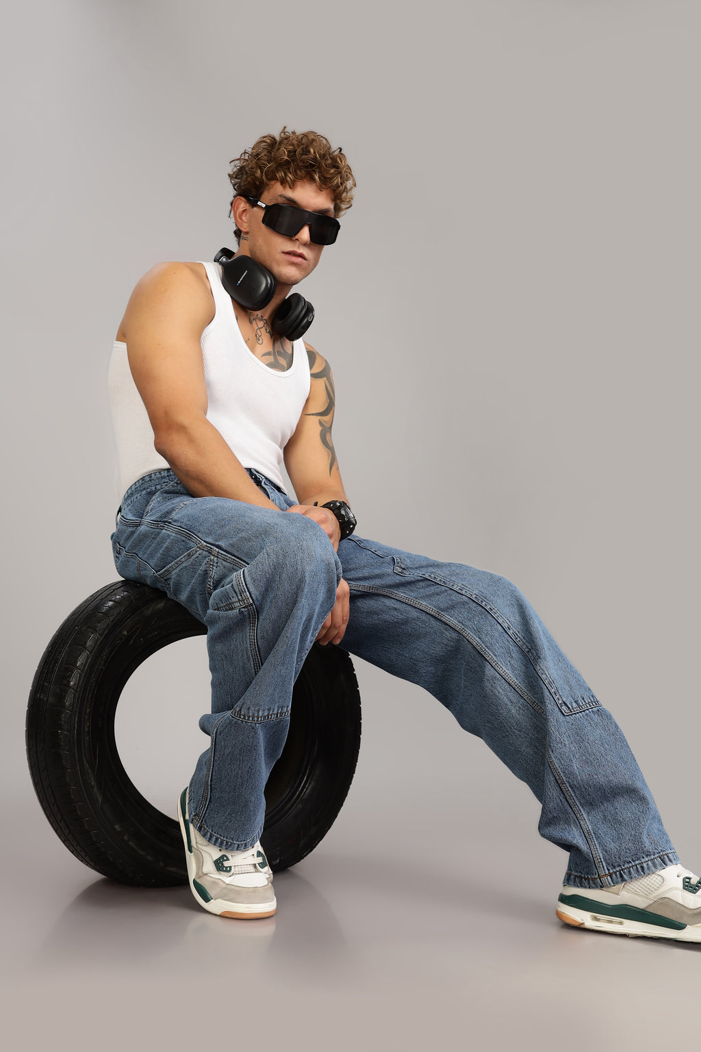 Carpenter  Blue Jeans | Baggy Fit