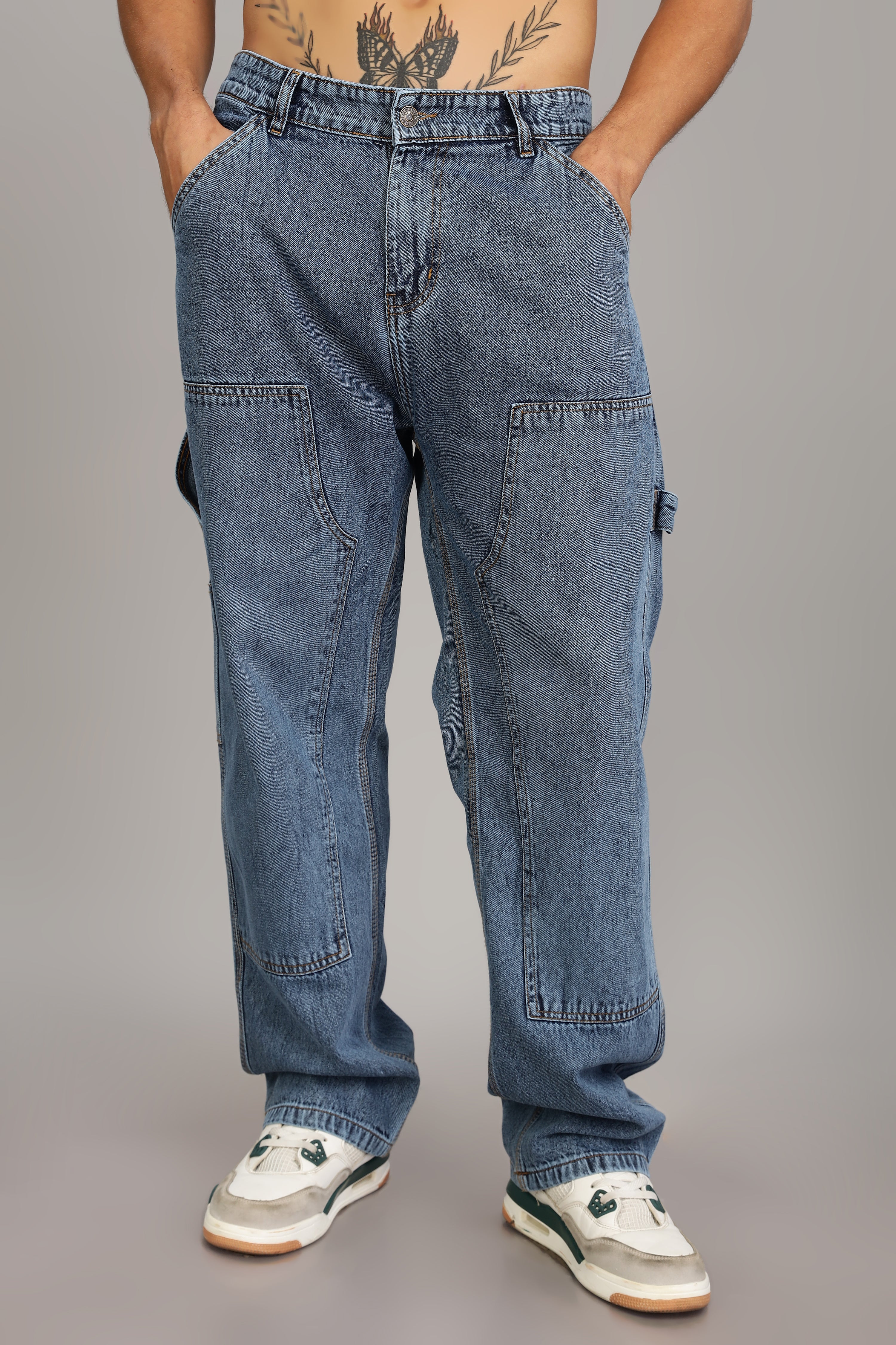 Carpenter  Blue Jeans | Baggy Fit