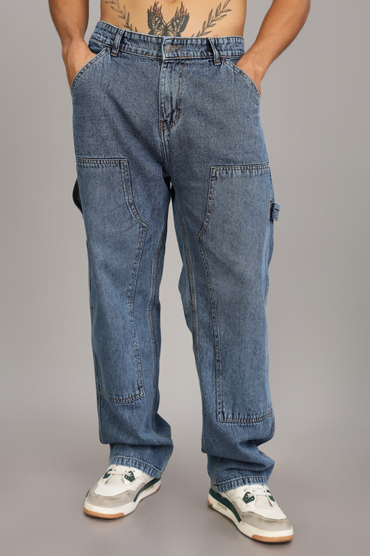 Carpenter  Blue Jeans | Baggy Fit