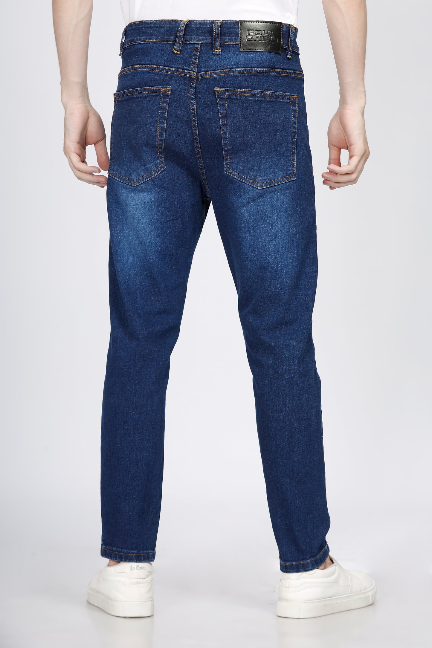 Ripped Skinny Blue Jeans