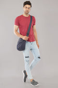 Ripped Skinny Light Blue Jeans
