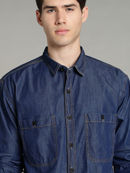 Denim Blue Shirt | Relax Fit