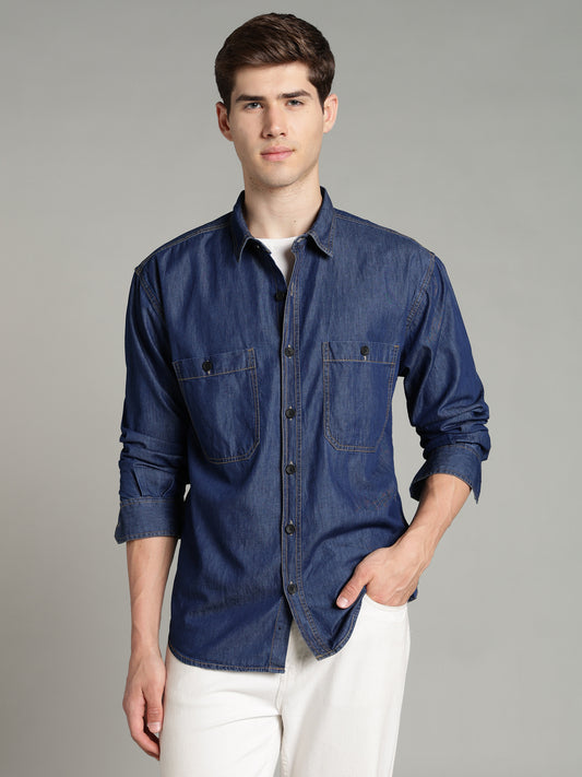Denim Blue Shirt | Relax Fit