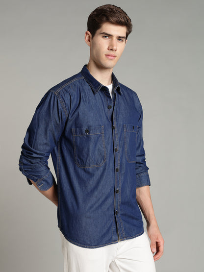 Denim Blue Shirt | Relax Fit
