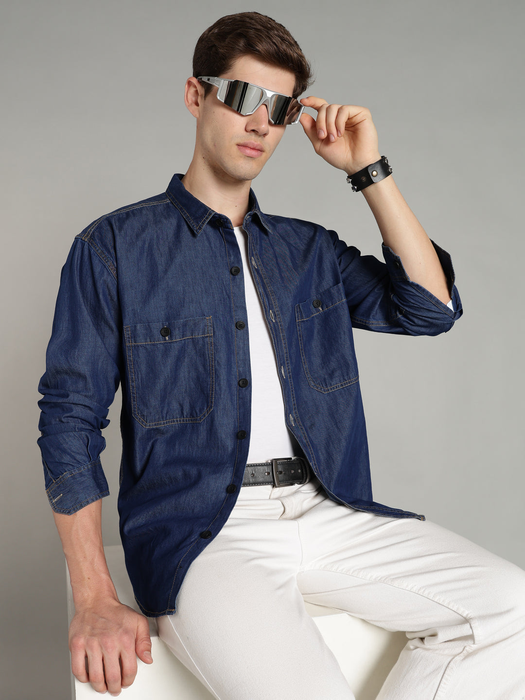 Denim Blue Shirt | Relax Fit
