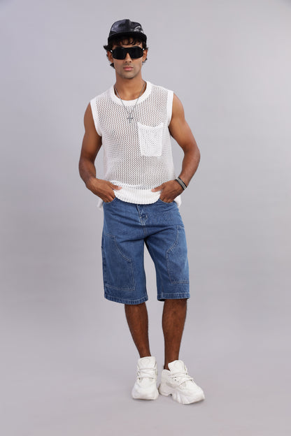 Vintage Blue Carpenter Denim Jorts