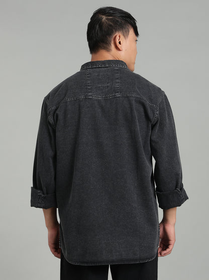 Charcoal washed Oversized/ Relax Fit Shirt