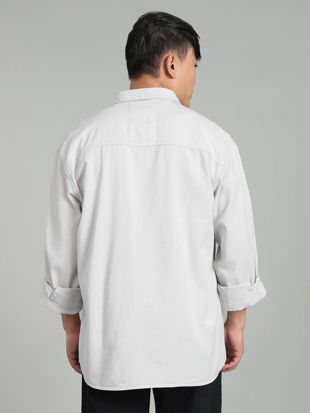 Ash Grey Oversized/ Relax Fit Shirt