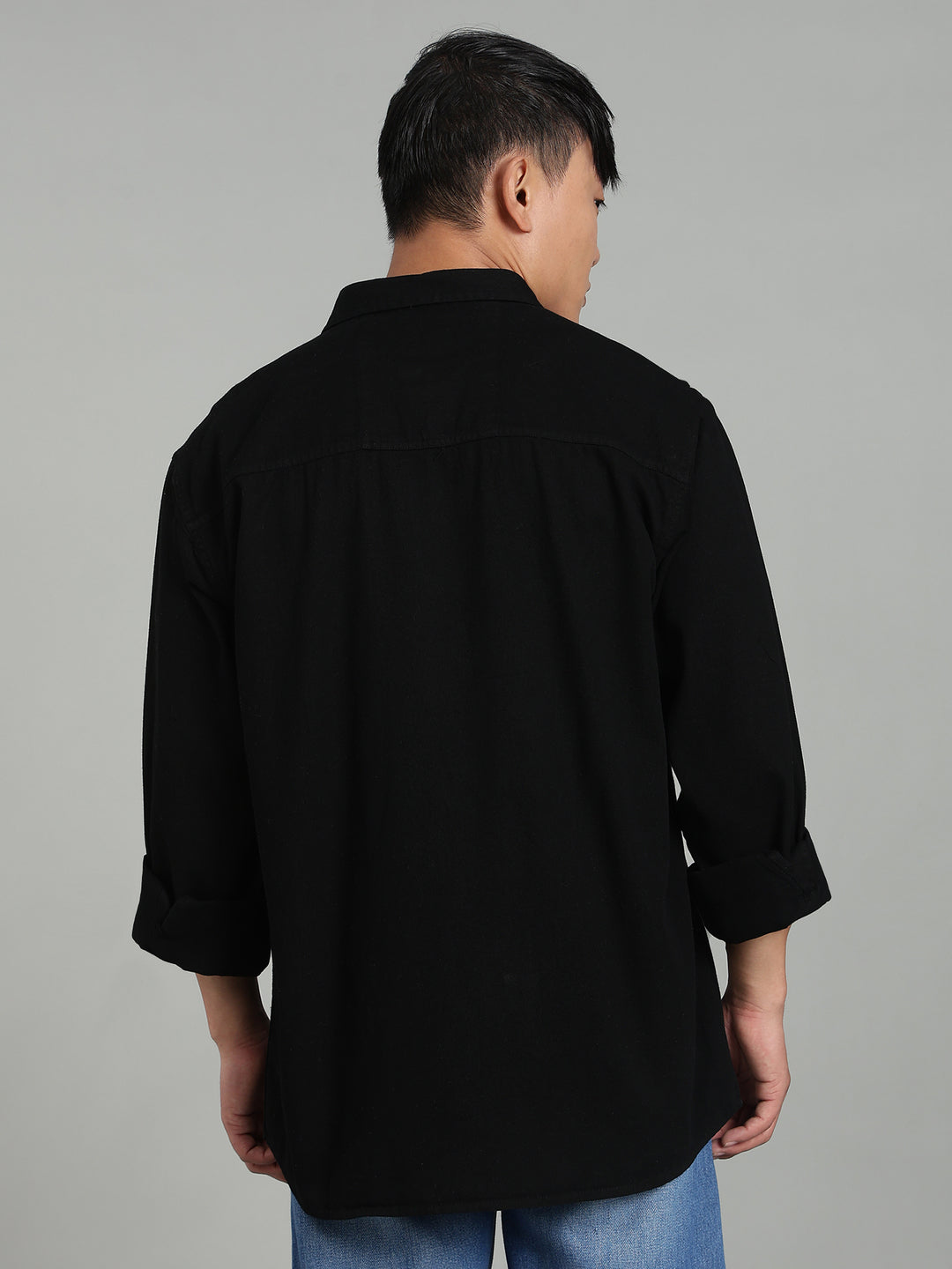 Black Oversized/ Relax Fit Shirt