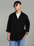 Black Oversized/ Relax Fit Shirt